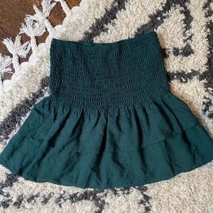 *4 for 24* Wild Fable Emerald Ruffle Skirt